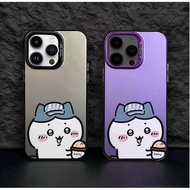 Chiikawa Csing HP Silver Wrn Mtte Premium Silver nti Jtuh Hrd Cse For Vivo Y17S V40 Lite Y19S 22s 16