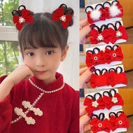 2pcs/set children's hair cards Hair accessories Hair rope Little girl Bowtie wig braid Hairpin New Y
