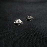 【925銀飾 LOU】爬蟲兩生系列 - 霸王角蛙(單售)