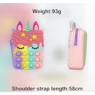 [LOCAL INSTOCK] Children Day Gift Unicorn Fidget Pop it Bag