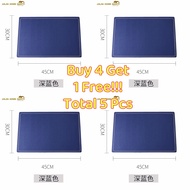 <Buy 4 Free 1> SG Seller European Nordic Style Leather Dining placemat Waterproof Oil Proof Table Ma