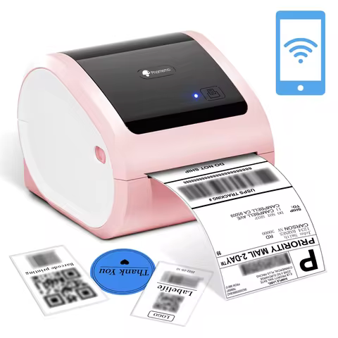 Phomemo D520 Thermal Label Printer 20-115mm Shipping Label Printer Thermal Barcode Printer Labeling 