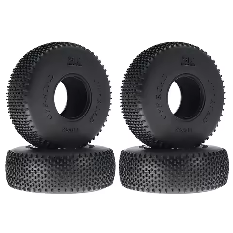 1/4PCS 118mm 1.9' Rubber Tires Wheels Tyres for 1/10 RC Crawler Axial SCX10 II/III Traxxas TRX4/TRX6