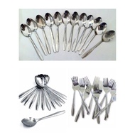 Thick stainless steel tablespoons, tablespoons, contents 1 dozen (6/ 12 pcs)