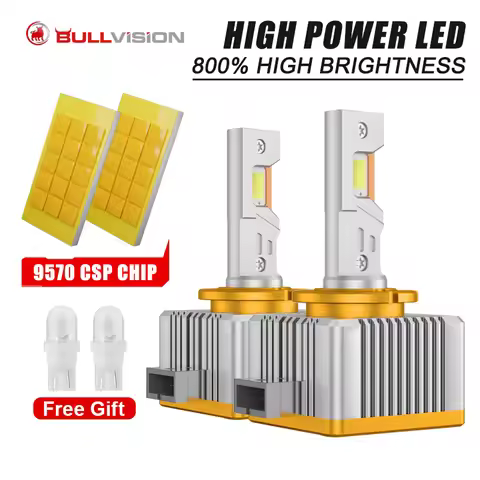 300W D1S D3S LED Headlights D2S D4S D8S H7 H4 H11 H1 9005 HB3 9006 HB4 9012 HIR2 Turbo LED 30000LM 6