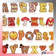 Embroidered Alphabet Letter Patch Capital Letter Summer Series Iron On Iron Patch Ironing Summer Clo