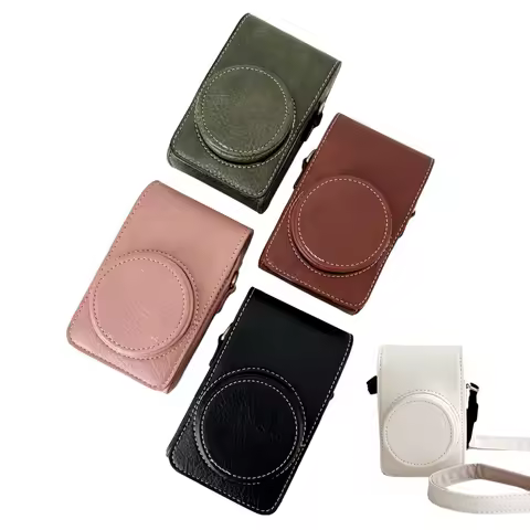 Universal PU Leather Camera Bag For Canon SX740 hs SX730 G7X2 G7X3 G9XII G9X SX710 SX700 SX720 S120 
