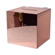 Acrylic Dustproof Box Production Multi-Functional Square Wishing Box Collection Box Lottery Box with