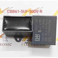 Start capacitor CBB61 5UF 500V - Fan capacitor CBB61 500V 5UF using high quality BM plug, 100% new