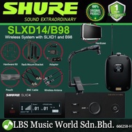 Shure SLXD14/B98 Wireless Mic System with SLXD1 Bodypack Transmitter and Beta 98H/C Microphone (SLXD14 Beta 98)