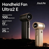 【2026New】JISULIFE Ultra2E handheld fan portable mini small air cannon, bladeless violent turbine, 43