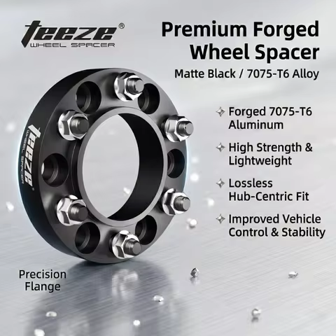 TEEZE Forged Aluminum Wheel Spacers 6x139.7 CB 93.1mm M12x1.5 Hubcentric Adapters For Ford Ranger T6