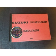 SUZUKI Copian Catalog Part Book Rare Fxr150 Fxr 150SUZUKI