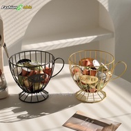 FAMY Metal Coffee Capsule Holder Large Capacity Cup Coffee Pod Organizer For Coffee Shop Bar Display