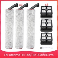 (NDPB) HEPA Filters & Brush Rollers for H12 Pro/ H12 Dual/ H13 Pro Vacuum Cleaner Parts Replacement 