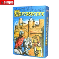 WGB Trò Chơi Bảng Carcassonne Trò Chơi Bài 2-5 Người Chơi Cho Bữa Tiệc Bạn Bè Gia Đình Dễ Chơi Với