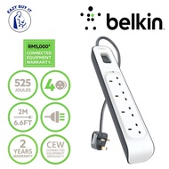 Belkin 4-outlet Surge Protection Power Extension Socket (2m)