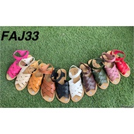 KIDS FLAT SANDALS 1 (3YRS OLD-9YRS OLD)-FAJ33-MAXINEFOOTWEAR