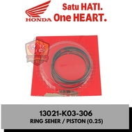 13021-K03-306 PISTON SEHERRing (0.25) REVO 110 FI ORIGINAL | PISTON SET 0.25 13021K03306