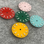 29MM Green Luminous Watch Dial Replacement No Calendar Sterile Dial for NH35/ETA2836/Miyota 8215 Wat
