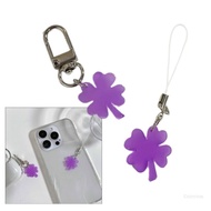 Crazy 2PCS Elegant Acrylic Plant Accessory Suitable for Keys and Mobile Devices