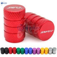 For Yamaha Sniper 150 125 MXi MX125 MX150 Motorcycle Accessories Wheel Tire Valve caps CNC Aluminum 