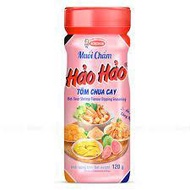 【Vietnamase】Hao Hao Tom Chua Cay Muoi Cham / Spicy & Sour Shrimp Salt Dipping 120g
