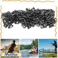 MELIFLUO 200PCS Rotating Snaps, Plastic 13mm Clevis Snaps, Portable Lightweight Black Spinner Snaps 