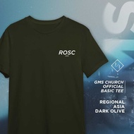 GMS CHURCH Official Basic Tee T-shirt: Regal ASIA Dark Olive color