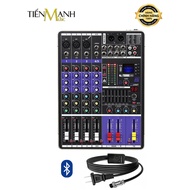 Audio Mixer M4 Plus - Integrated Soundcard Audio Interface Stereo Mixing