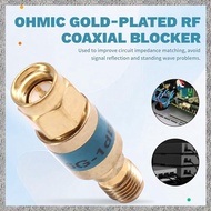(E M K O) 2W 1DC-Block Gold Block SWR≤1.2 DC Blocker Connector High Quality