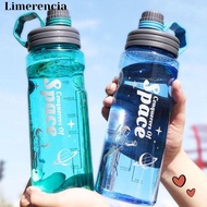LIMERENCIA Water Bottle, with Handle Plastic Sport Bottle, 1100ml/1500ml/2000ml/3000ml -Proof Portab