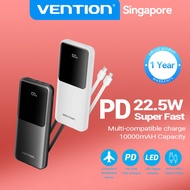 Vention Power Bank Fast charging digital display powerbank 10000mAh 20000mAh Portable Slim Charge Ch
