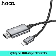 HOCO UA27 Light*ing to HDMI Adapter Cable 1080P HD On-screen Cable iP-h to HDTV Projection Screen Ca