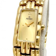 FENDI/ Fendi 670L 手錶 GP 石英錶 金色錶盤/金色錶帶 女士 [二手]
