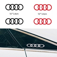 2 PCS Car Rear Window Sticker Side Window Body Pull Flower Decoration For Audi A3 A4 A6 A5 A7 Q2 Q3 Q5 Q7 S3 S6 Car Accessories