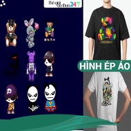 [Image ironed, heat pressed] Image Bear-Trend-BB _8 Ironed with iron, iron