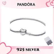 Latest Hot Selling S925 Pure Silver Jewelry Bracelet Pandora Sterling Silver Lab-grown Diamond Heart