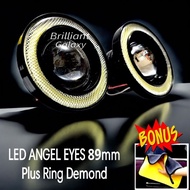 Vip3 * Universal Round ANGEL EYES LED Light - Diameter 76mm / 89mm + Demon Ring