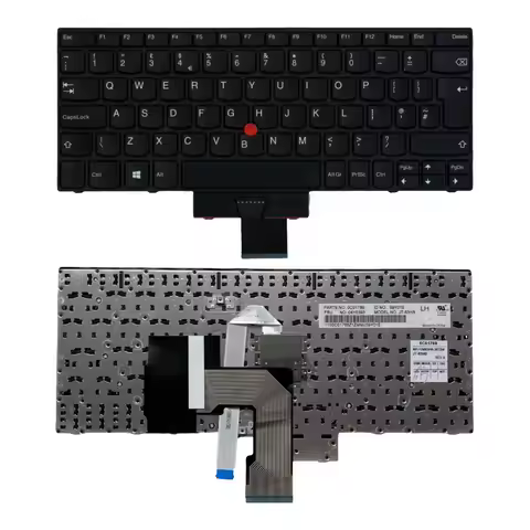 Gray No Backlit Keyboard For Lenovo Thinkpad X131e X140e 04Y0394 04Y0380 04Y0386 04Y0342 04Y0354 04Y