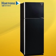 Sharp Kulkas Besar 2 Pintu Big 2 Door Refrigerator Sjig571Pgbk