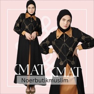 Hikmat Fashion Original A3833 Abaya Hikmat  noerbutikmuslim Gamis