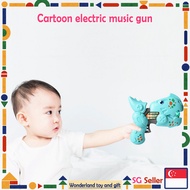 🦄SG TOY🦄Children Electric Dinosaur Toys Gun Simulation Sound Light Colorful Lighting Boy Outdoor Pistol Gun Toy