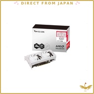 KUROUTOSHIKOU Radeon RX 9060 XT 8GB White Graphics Card RD-RX9060XT-E8GB/WHITE/DF / GDDR6 20Gbps 128