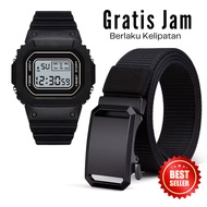 FREE WATCH Men's Nylon Canvas Belt 115cm Length SV-028