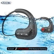 Wireless headphones Bluetooth Earphones 8GB IPX8 Waterproof MP3 Music Player Swimming Diving