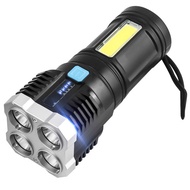 Senter Camping LED 4 Titik Super Terang / Senter L19 Cas USB Multifungsi Lampu Camping / Lampu Sente