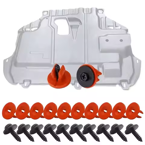 20pcs Engine Undertray Cover Clips Screws Bottom Cover Shield Guard for Volvo S40 V50 C30 S60 S80 fo