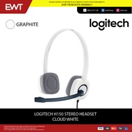 LOGITECH H150 STEREO HEADSET/ CLOUD WHITE/  100% ORIGINAL