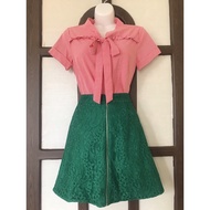 Bow collar shirt